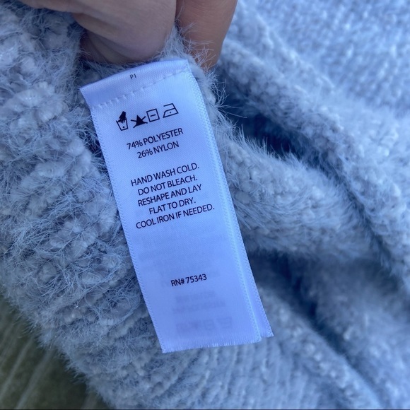 Rachel Zoe Boxy Mock Neck Chenille Sweater XS - Picture 7 of 9